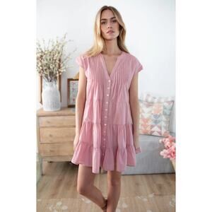 MAREA Mackenzie Dress Bubblegum Pink Sz XL $168 {U13}